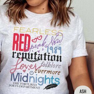Taylorswift Albums Graphic Unisex T-Shirt